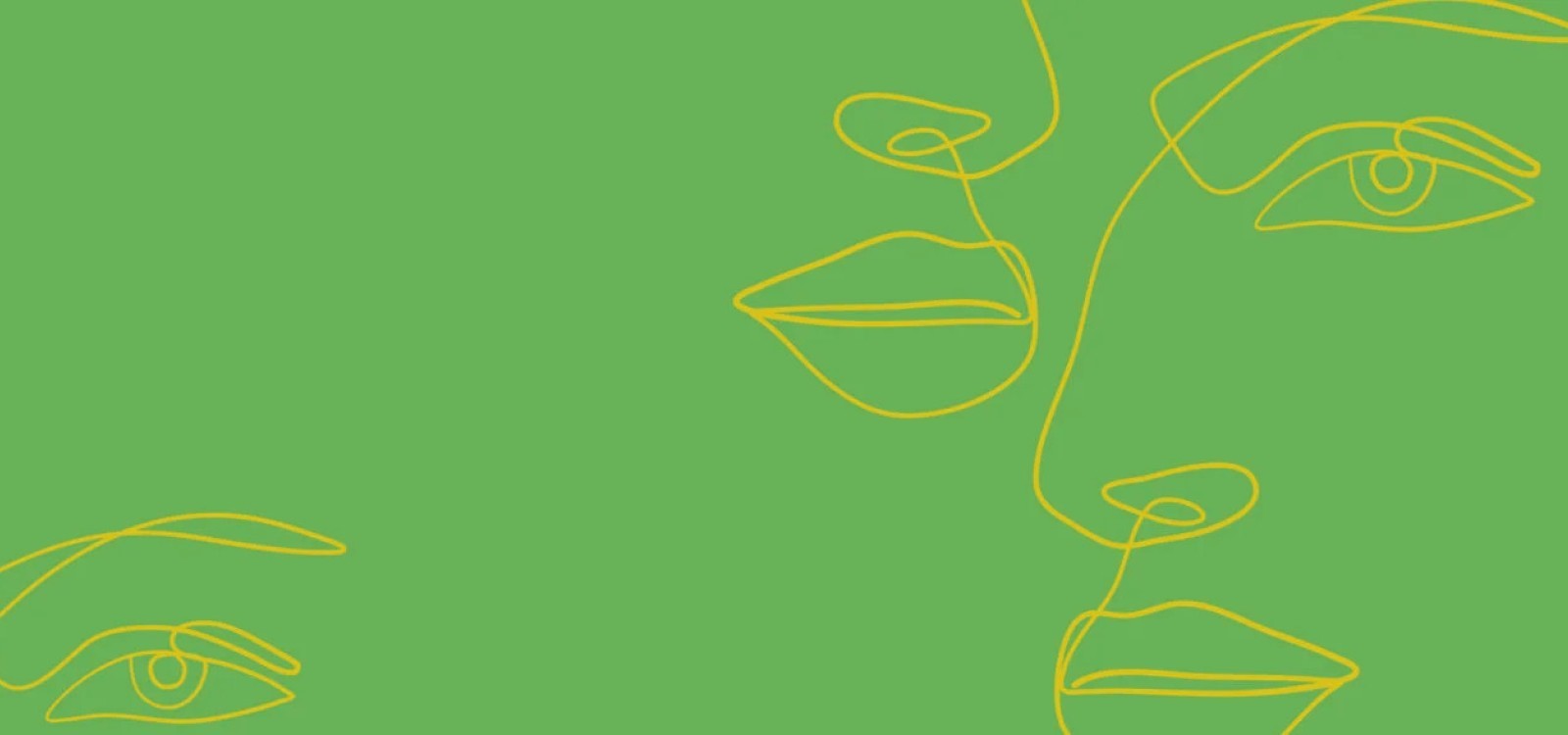 Art x Science Dialogue cover image: a green background with a fine line drawing of a face