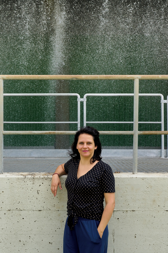 Jaione Camborda during her residency with Arts at CERN. Photo: Marina Cavazza/CERN