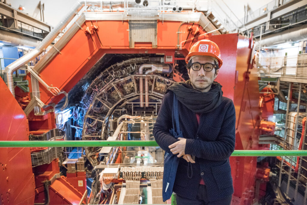 Yunchul Kim at the ALICE Experiment at CERN. Photo: Sophia Bennet/CERN